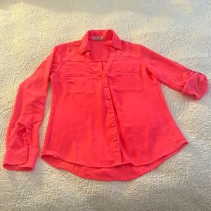 Woman express hot pink blouses